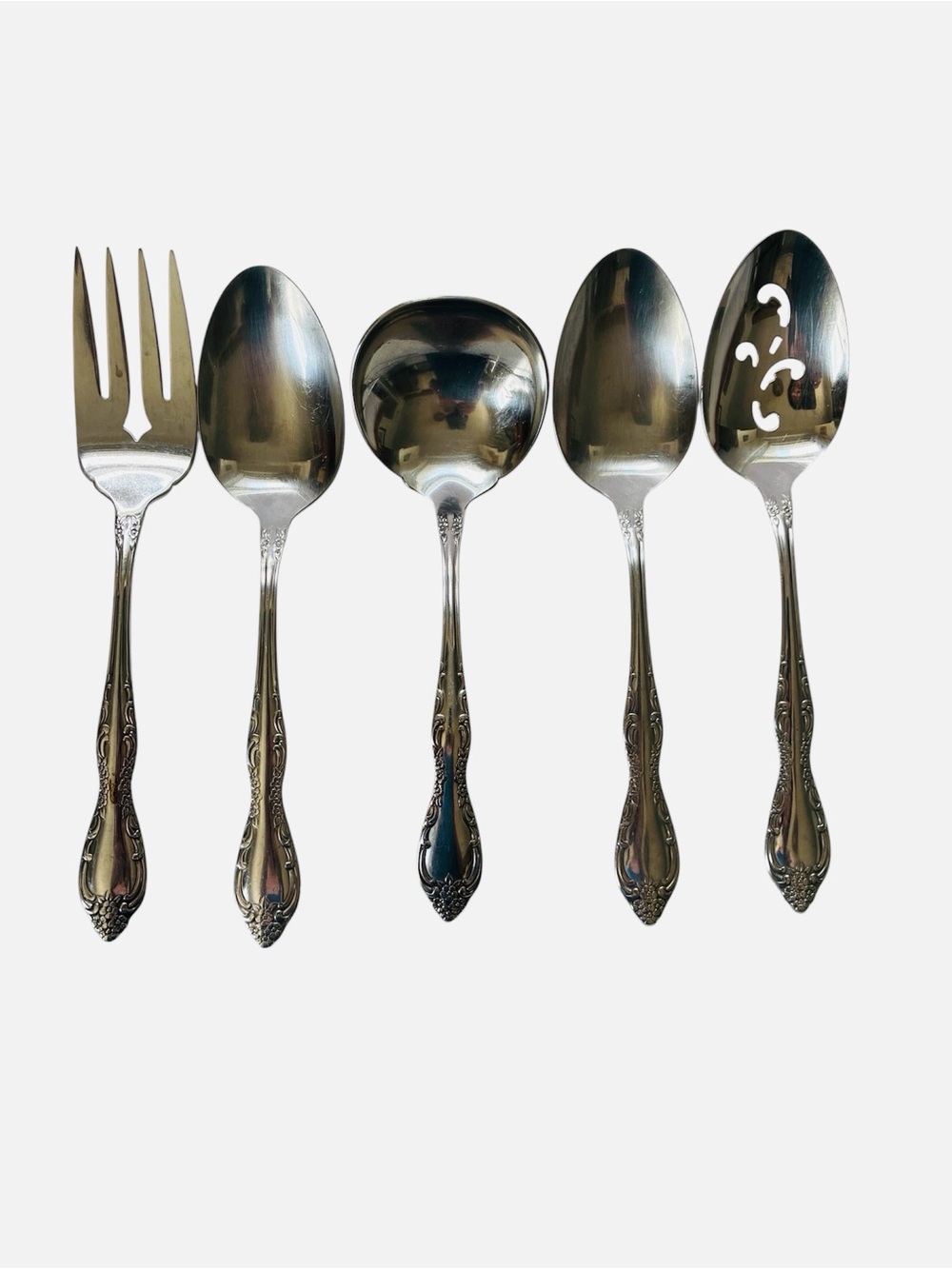 Oneida Bourbon Stainless Steel 5 Piece Serving Set